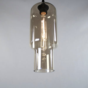 Zentique Aiden Modern Hanging Light Pendant — Metal & Glass Mini Pendant for Kitchen, Dining, Entryway Lighting (95 chars) SG58
