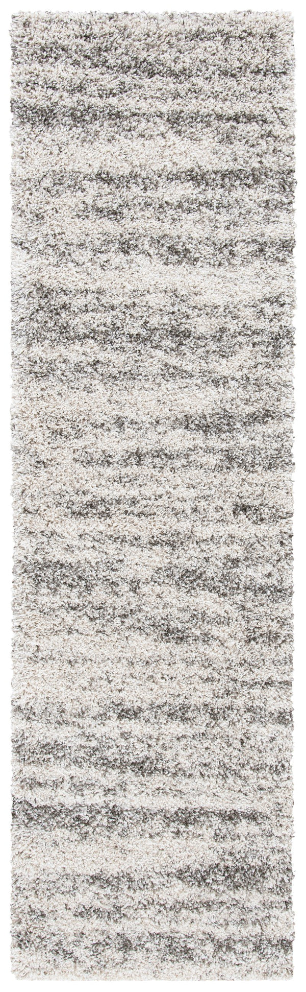 Safavieh Hudson Plush Shag Rug In Chic Ivory And Grey - Durable, Soft, And Perfect For Modern Home Decor Ivory ,Grey Polypropylene Sgh206a-24