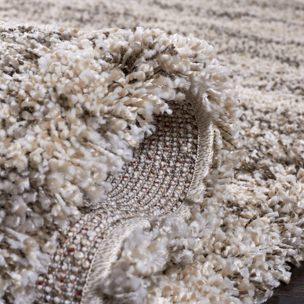 Safavieh Hudson Plush Shag Rug In Chic Ivory And Grey - Durable, Soft, And Perfect For Modern Home Decor Ivory ,Grey Polypropylene Sgh206a-24