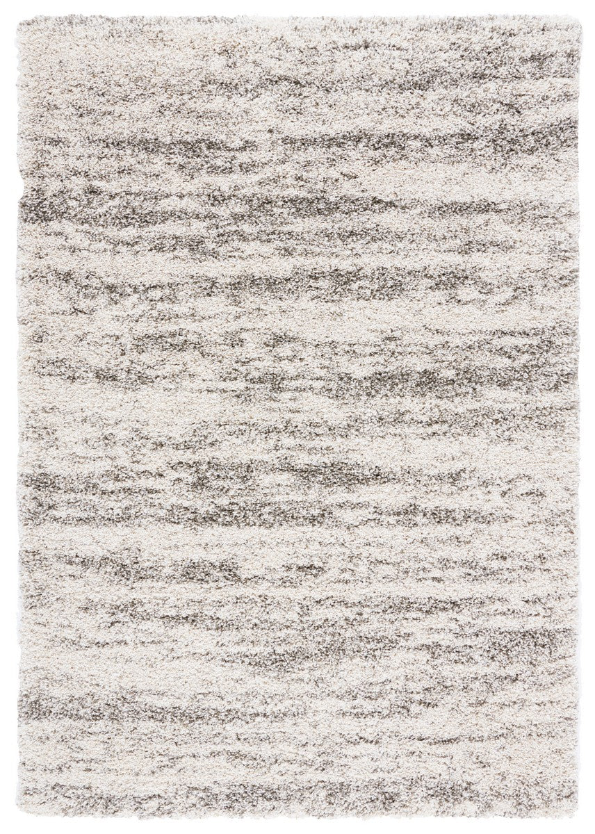 Safavieh Hudson Shag 206 Power Loomed Shag Rug Ivory / Grey SGH206A-1115
