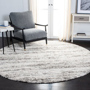 Safavieh Hudson Plush Shag Rug In Chic Ivory And Grey - Durable, Soft, And Perfect For Modern Home Decor Ivory ,Grey Polypropylene Sgh206a-24