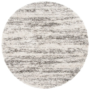Safavieh Hudson Plush Shag Flokati Area Rug In Ivory And Grey — 1.75" Deep Pile, Durable Power-Loomed Luxury 6'-0" x 8'-0" SGH206A-68