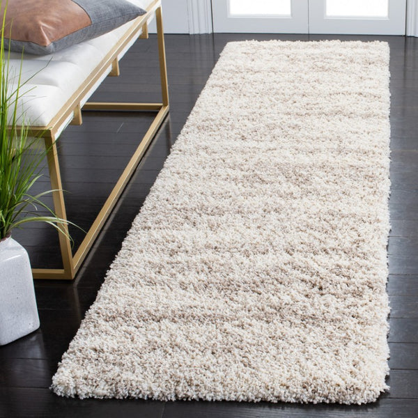 Safavieh Hudson Shag Flokati Runner Soft Polypropylene Pile for Hallways and Neutral Interiors 2'-3" x 20'-0" SGH206B-220
