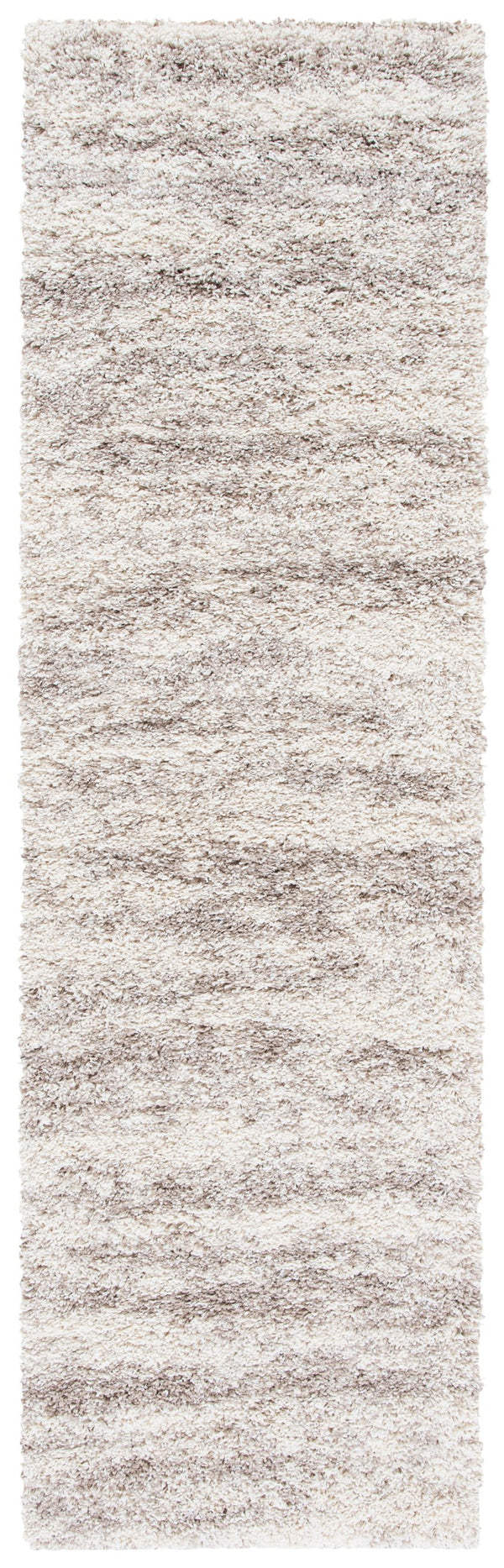 Safavieh Hudson Plush Shag Rug In Chic Ivory And Grey - Durable, Soft, And Perfect For Modern Home Decor Ivory ,Beige Polypropylene Sgh206b-5ov