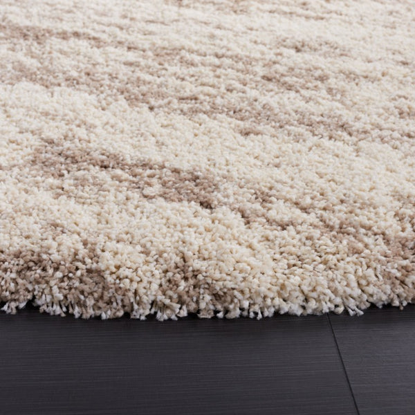 Safavieh Hudson Shag Oval Polypropylene Rug Soft Flokati Pile for Cozy Neutral Interiors 6'-0" x 8'-0" SGH206B-68OV