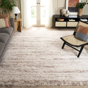 Safavieh Hudson Ivory Beige Shag Flokati Rug — Plush 1.75" Pile, Power-Loomed Turkey Durability & Cozy Texture 4'-0" x 6'-0" SGH206B-4OV