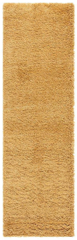 Safavieh Hudson Shag Gold Runner Rug - Luxurious Turkish Design, Plush 1.75" Pile, Perfect For Hallways & More! Gold Polypropylene Sgh220d-210