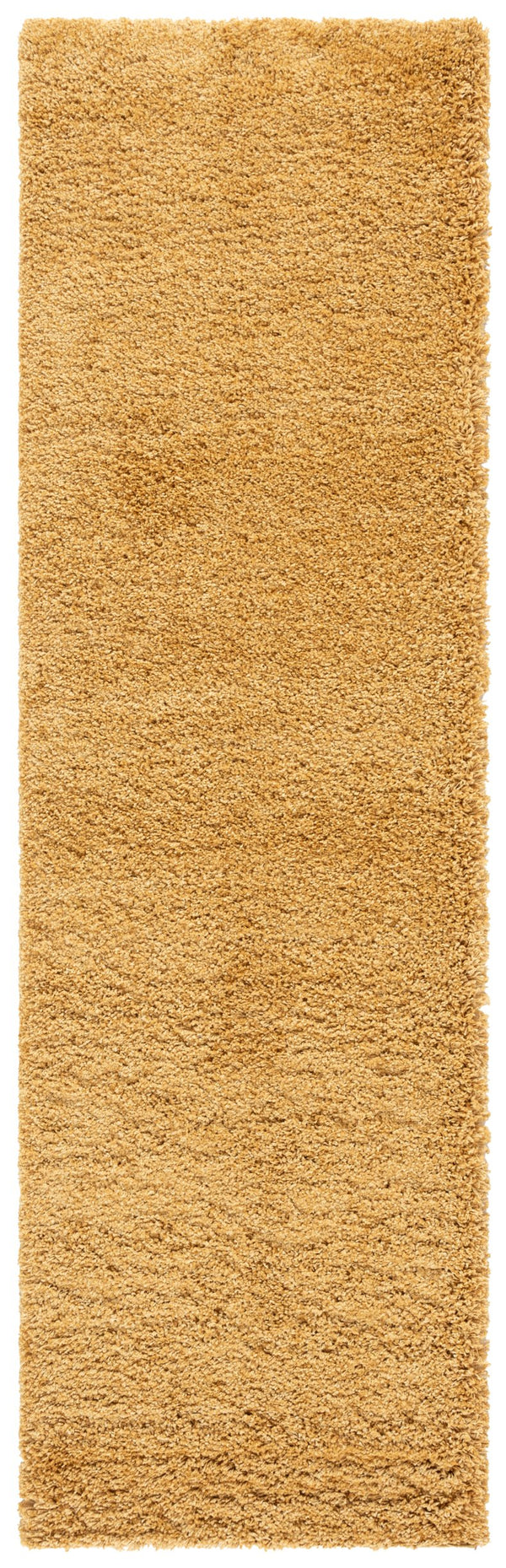 Safavieh Hudson Shag Gold Runner Rug - Luxurious Turkish Design, Plush 1.75" Pile, Perfect For Hallways & More! Gold Polypropylene Sgh220d-210