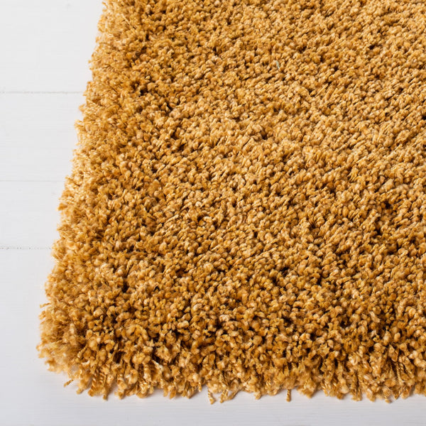 Safavieh Hudson Shag Gold Runner Rug - Luxurious Turkish Design, Plush 1.75" Pile, Perfect For Hallways & More! Gold Polypropylene Sgh220d-210