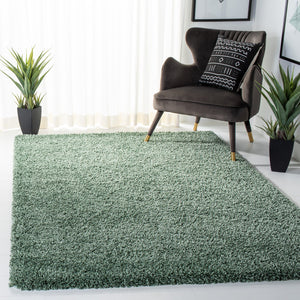 Safavieh Hudson Plush Shag Rug In Deep Green — Turkish-Made, 1.75" Pile, Power-Loomed Durability & Cozy Style 10'-0" x 14'-0" SGH220Y-10