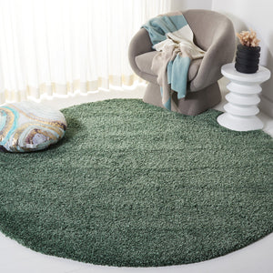 Safavieh Hudson Plush Shag Rug In Deep Green — Turkish-Made, 1.75" Pile, Power-Loomed Durability & Cozy Style 10'-0" x 14'-0" SGH220Y-10