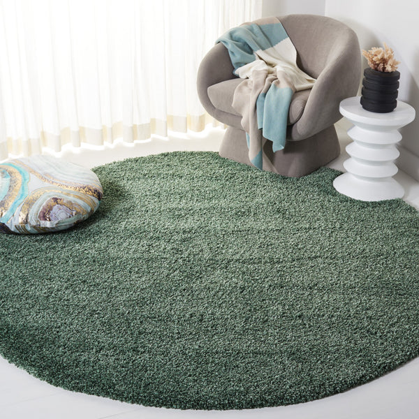 Safavieh Hudson Plush Shag Rug In Deep Green — Turkish-Made, 1.75" Pile, Power-Loomed Durability & Cozy Style 10'-0" x 14'-0" SGH220Y-10