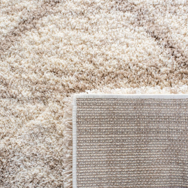Safavieh Hudson Shag Flokati Runner Plush Ivory Beige Pile Rug for Hallway or Bedside 2'-3" x 10'-0" SGH281H-210