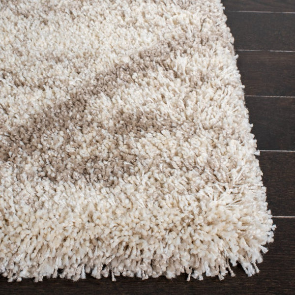 Safavieh Hudson Shag Flokati Runner Plush Ivory Beige Pile Rug for Hallway or Bedside 2'-3" x 12'-0" SGH281H-212