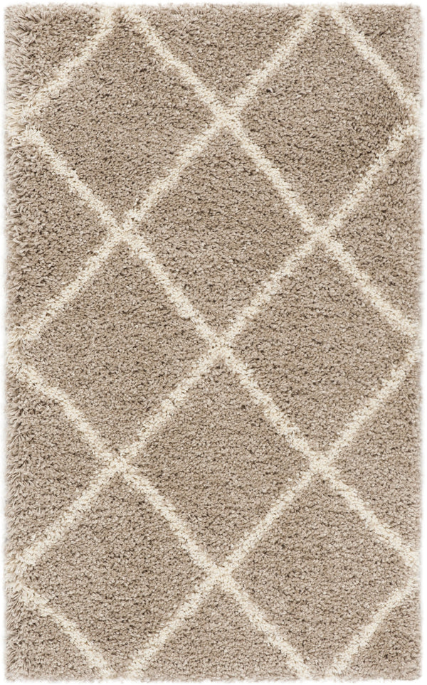 Safavieh Hudson Plush Round Shag Rug — Beige Ivory Flokati Pile, Power-Loomed Turkey Craftsmanship, Cozy Texture 4'-0" x 4'-0" SGH281S-4R