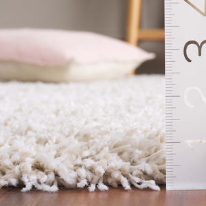 Safavieh Hudson Shag Area Rug - Luxurious Softness And Timeless Elegance For A Cozy Living Space Decor Ivory Polypropylene Sgh285a-57