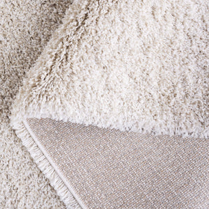 Safavieh Hudson Shag Area Rug - Luxurious Softness And Timeless Elegance For A Cozy Living Space Decor Ivory Polypropylene Sgh285a-57