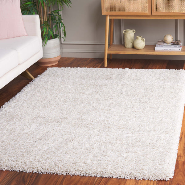 Safavieh Hudson Shag Area Rug - Luxurious Softness And Timeless Elegance For A Cozy Living Space Decor Ivory Polypropylene Sgh285a-57