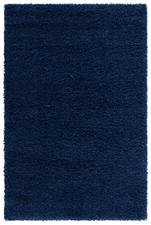 Safavieh Hudson Shag Area Rug - Luxurious Softness And Timeless Elegance For A Cozy Living Space Decor Navy Polypropylene Sgh285c-4