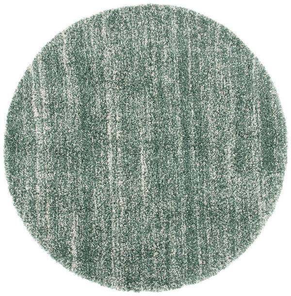 Safavieh Hudson Lush And Cozy Shag Rug From Turkey - Elegant Home Decor For Comfort And Style Upgrade Green ,Ivory Polypropylene Sgh295e-26
