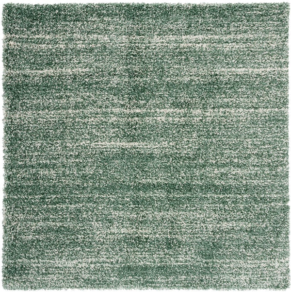 Safavieh Hudson Lush And Cozy Shag Rug From Turkey - Elegant Home Decor For Comfort And Style Upgrade Green ,Ivory Polypropylene Sgh295e-26