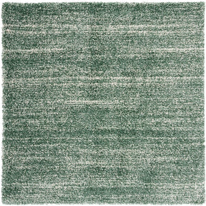 Safavieh Hudson Oversized Green And Ivory Shag Rug — Plush 1.75" Pile, Power-Loomed Durability For Living Areas 10'-0" x 14'-0" SGH295E-10