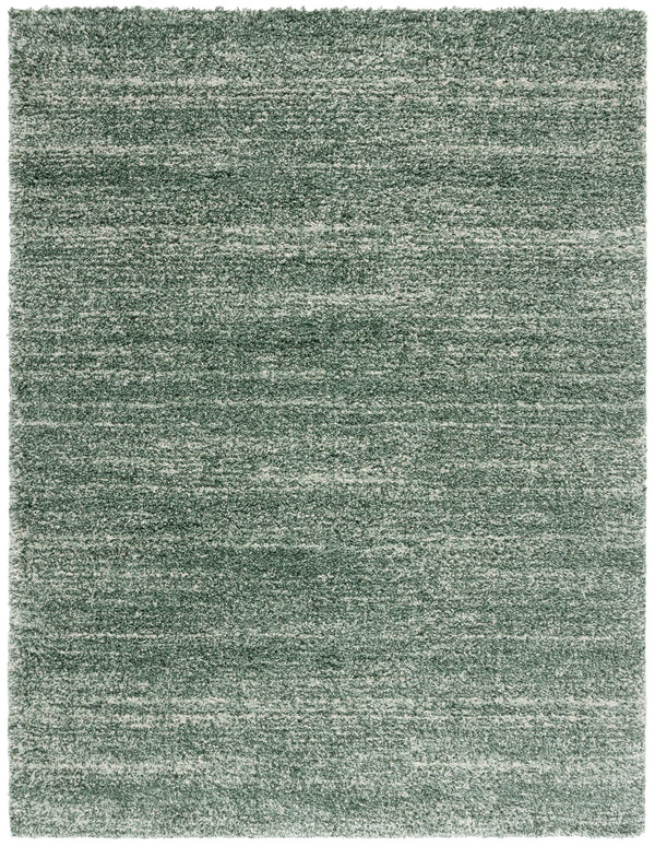 Safavieh Hudson Lush And Cozy Shag Rug From Turkey - Elegant Home Decor For Comfort And Style Upgrade Green ,Ivory Polypropylene Sgh295e-26