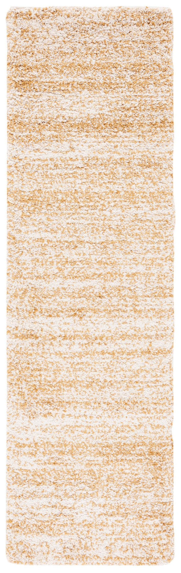 Safavieh Hudson Shag 295 Power Loomed Shag Rug Ivory / Gold 2' x 3'