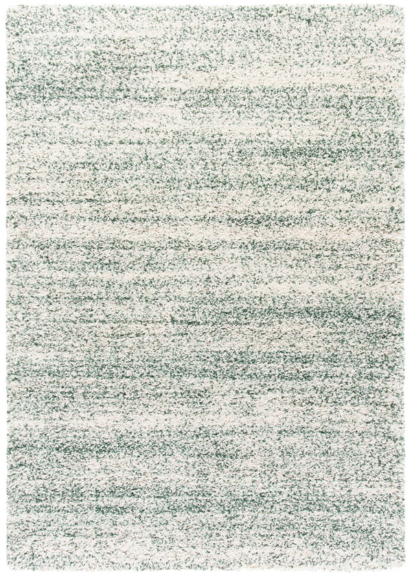 Safavieh Hudson Lush And Cozy Shag Rug From Turkey - Elegant Home Decor For Comfort And Style Upgrade Ivory ,Green Polypropylene Sgh295x-3