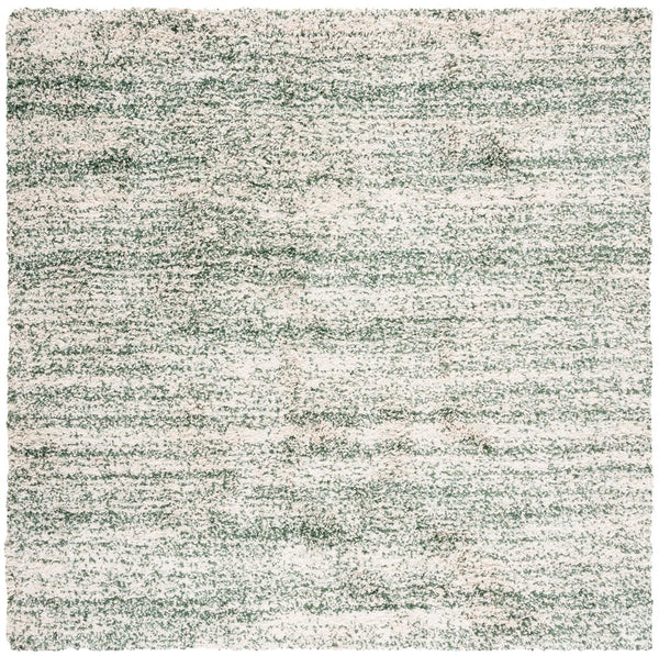 Safavieh Hudson Lush And Cozy Shag Rug From Turkey - Elegant Home Decor For Comfort And Style Upgrade Ivory ,Green Polypropylene Sgh295x-3