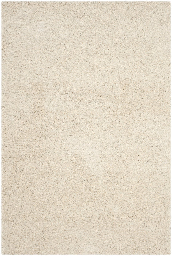 Safavieh Laguna Plush 2" Shag Rug Square Beige — Power-Loomed Turkey, Durable Poly-Jute Blend, Cozy Texture 3'-0" x 3'-0" SGL303B-3SQ