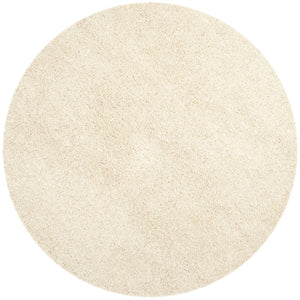 Safavieh Laguna Plush Round Shag Rug Beige — Turkish Power-Loomed Flokati Feel, 2" Pile, Durable Elegance 4'-0" x 4'-0" SGL303B-4R
