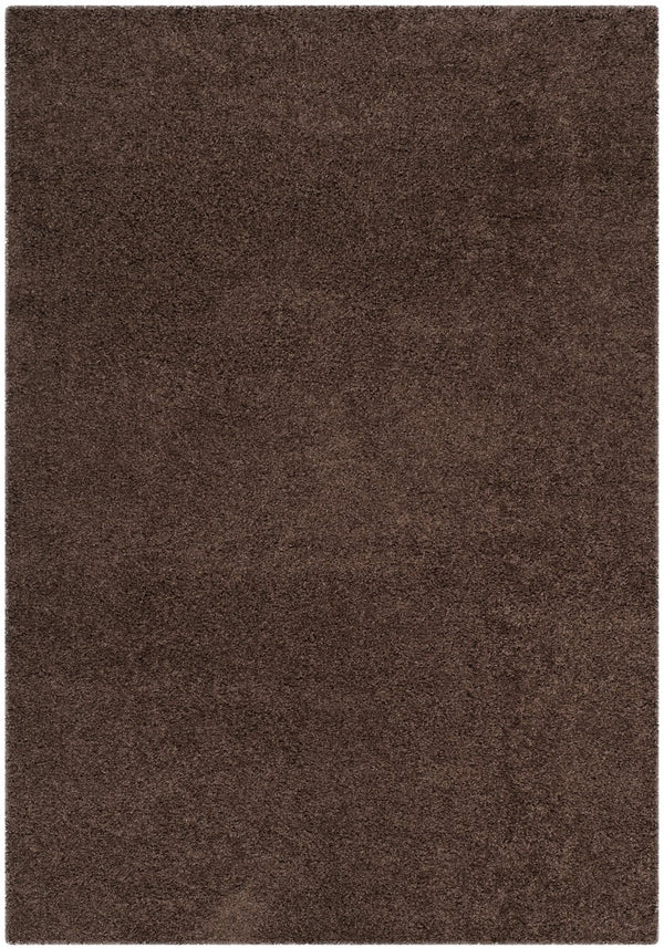 Safavieh Laguna Plush Shag Runner In Warm Brown — Power-Loomed Turkish Flokati Texture, Durable & Cozy 2'-3" x 10'-0" SGL303F-210