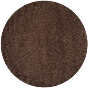 Safavieh Laguna Plush Shag Runner In Warm Brown — Power-Loomed Turkish Flokati Texture, Durable & Cozy 2'-3" x 10'-0" SGL303F-210
