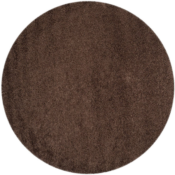 Safavieh Laguna Plush Shag Area Rug — 2" Pile Deep Brown, Durable Power-Loomed Comfort For Cozy Spaces 2'-3" x 4'-0" SGL303F-24
