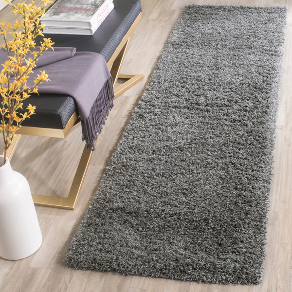 Safavieh Laguna Shag 303 Power Loomed Rug Dark Grey 2' x 3'