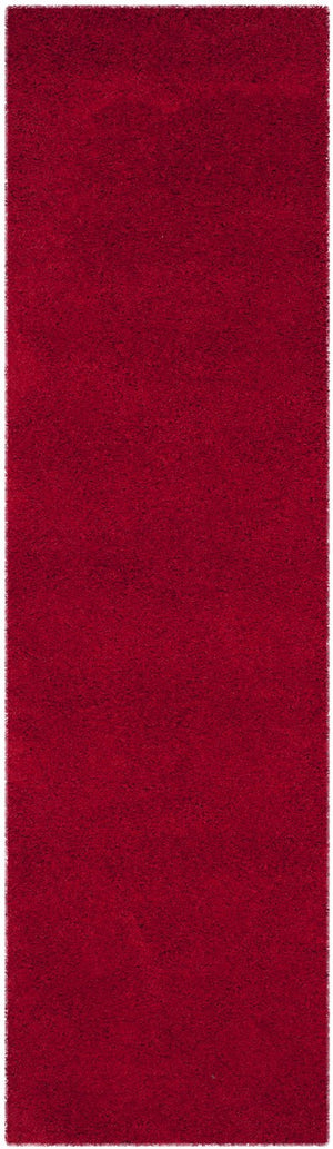 Safavieh Laguna Shag Area Rug – Luxurious Touch For Your Space, Exquisite Turkish Craftsmanship & Comfort Red Polypropylene Pile Sgl303h-5r