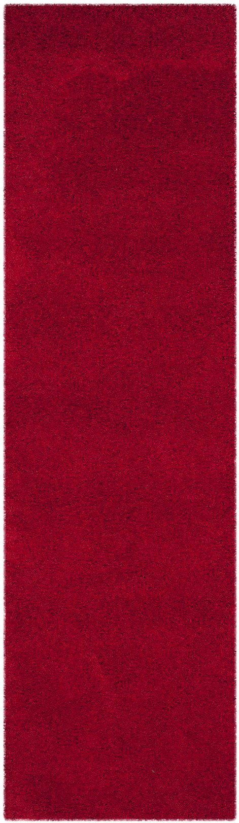 Safavieh Laguna Shag Area Rug – Luxurious Touch For Your Space, Exquisite Turkish Craftsmanship & Comfort Red Polypropylene Pile Sgl303h-5r