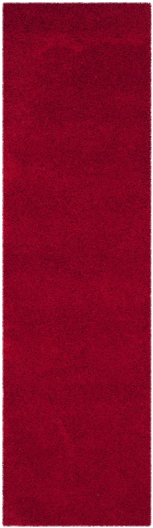 Safavieh Laguna Plush Red Shag Rug With 2" Pile — Luxurious Handcrafted Texture, Durable Power‑Loomed Comfort 2'-0" x 3'-0" SGL303H-2