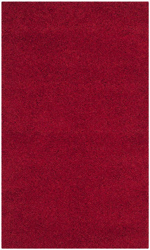 Safavieh Laguna Shag Area Rug – Luxurious Touch For Your Space, Exquisite Turkish Craftsmanship & Comfort Red Polypropylene Pile Sgl303h-5r