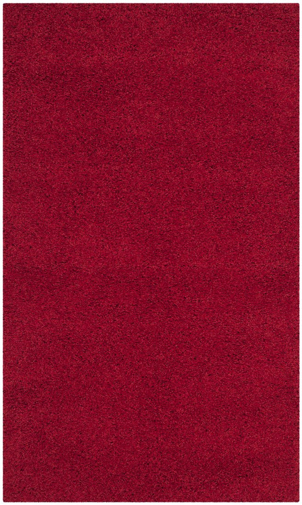 Safavieh Laguna Shag Area Rug – Luxurious Touch For Your Space, Exquisite Turkish Craftsmanship & Comfort Red Polypropylene Pile Sgl303h-5r
