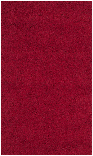 Safavieh Laguna Plush Red Shag Rug With 2" Pile — Luxurious Handcrafted Texture, Durable Power‑Loomed Comfort 2'-0" x 3'-0" SGL303H-2