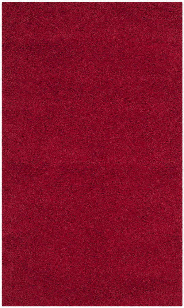 Safavieh Laguna Plush Red Shag Rug With 2" Pile — Luxurious Handcrafted Texture, Durable Power‑Loomed Comfort 2'-0" x 3'-0" SGL303H-2