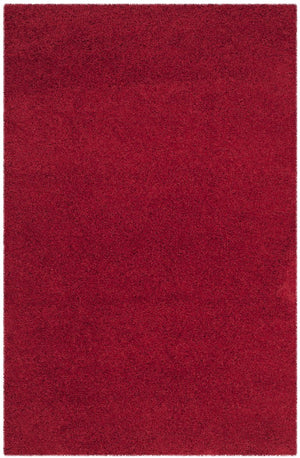 Safavieh Laguna Shag Area Rug – Luxurious Touch For Your Space, Exquisite Turkish Craftsmanship & Comfort Red Polypropylene Pile Sgl303h-5r