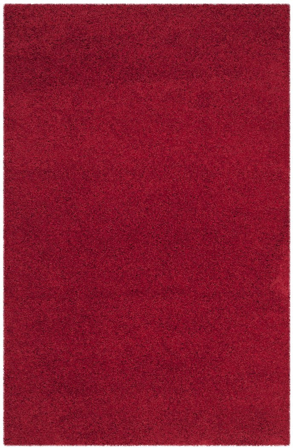 Safavieh Laguna Shag Area Rug – Luxurious Touch For Your Space, Exquisite Turkish Craftsmanship & Comfort Red Polypropylene Pile Sgl303h-5r