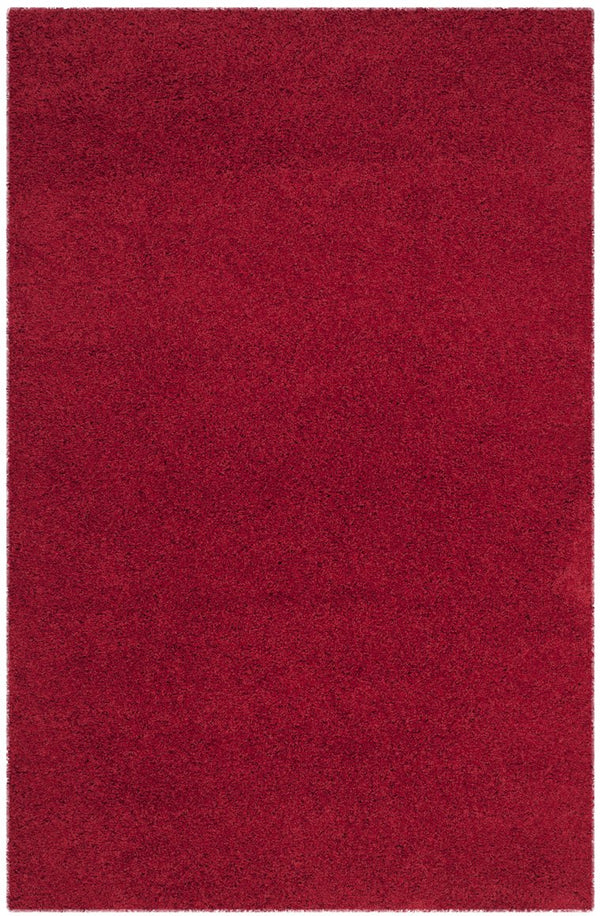 Safavieh Laguna Plush Red Shag Rug With 2" Pile — Luxurious Handcrafted Texture, Durable Power‑Loomed Comfort 2'-0" x 3'-0" SGL303H-2