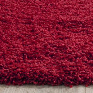 Safavieh Laguna Shag Area Rug – Luxurious Touch For Your Space, Exquisite Turkish Craftsmanship & Comfort Red Polypropylene Pile Sgl303h-5r