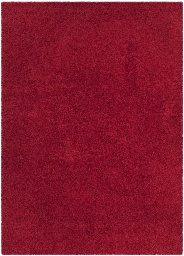 Safavieh Laguna Shag Area Rug – Luxurious Touch For Your Space, Exquisite Turkish Craftsmanship & Comfort Red Polypropylene Pile Sgl303h-5r
