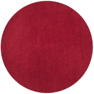 Safavieh Laguna Plush Red Shag Rug With 2" Pile — Luxurious Handcrafted Texture, Durable Power‑Loomed Comfort 2'-0" x 3'-0" SGL303H-2