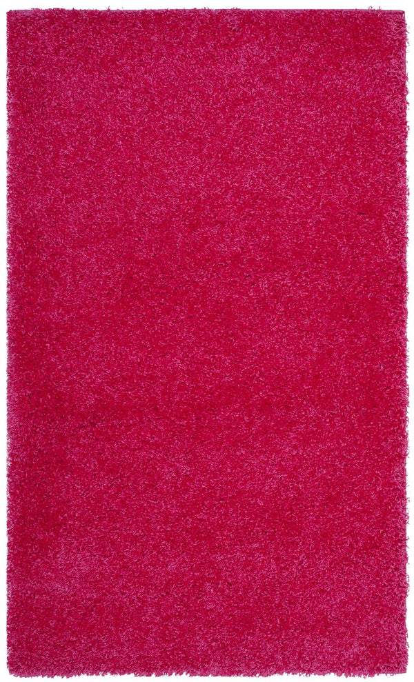 Safavieh Laguna Plush Shag Runner 2'3" X10' Fuchsia Flokati – 2" Pile, Power-Loomed Turkey, Stain-Resistant Comfort SGL303J-210